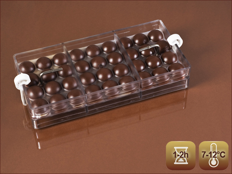 pralinen verschliessen doppel formen
