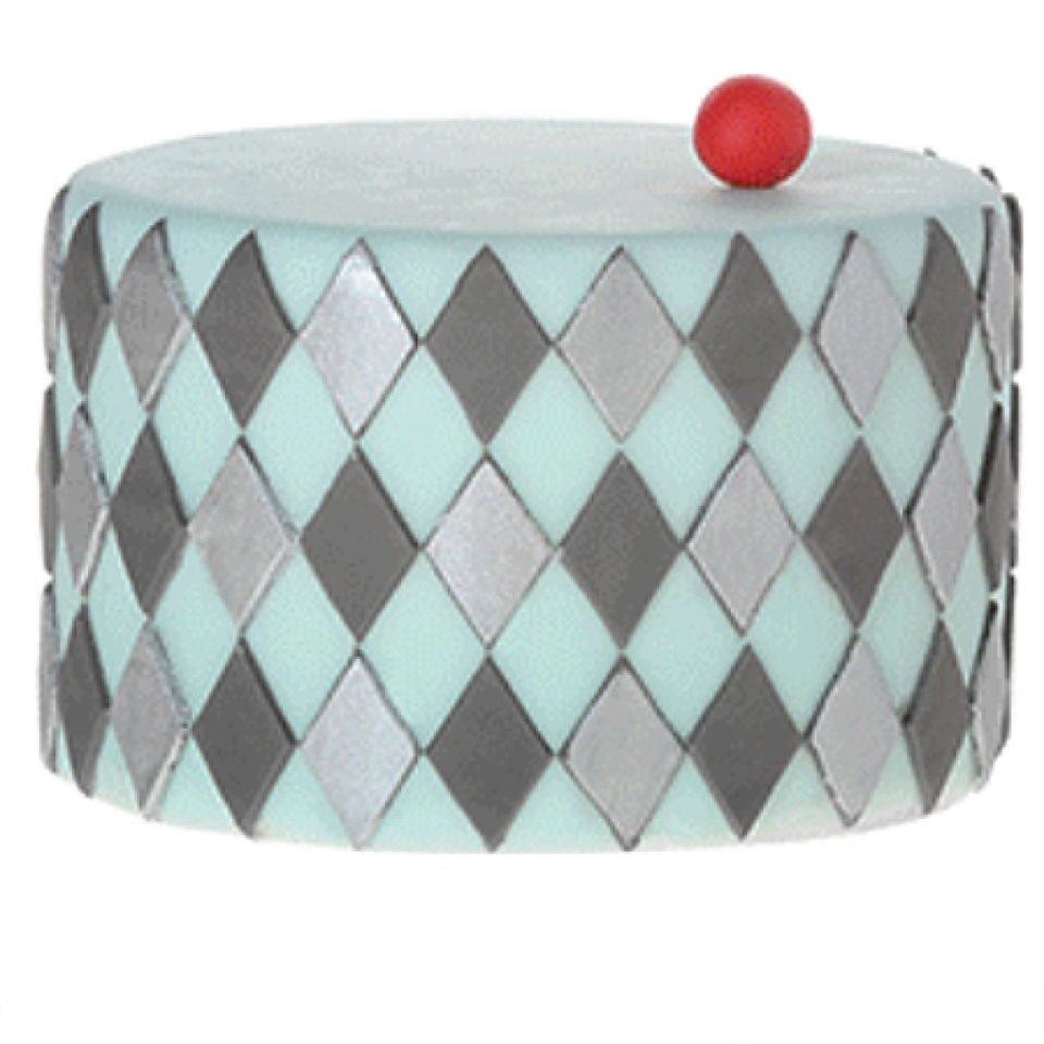 fondantform diamant 19x11 cm
