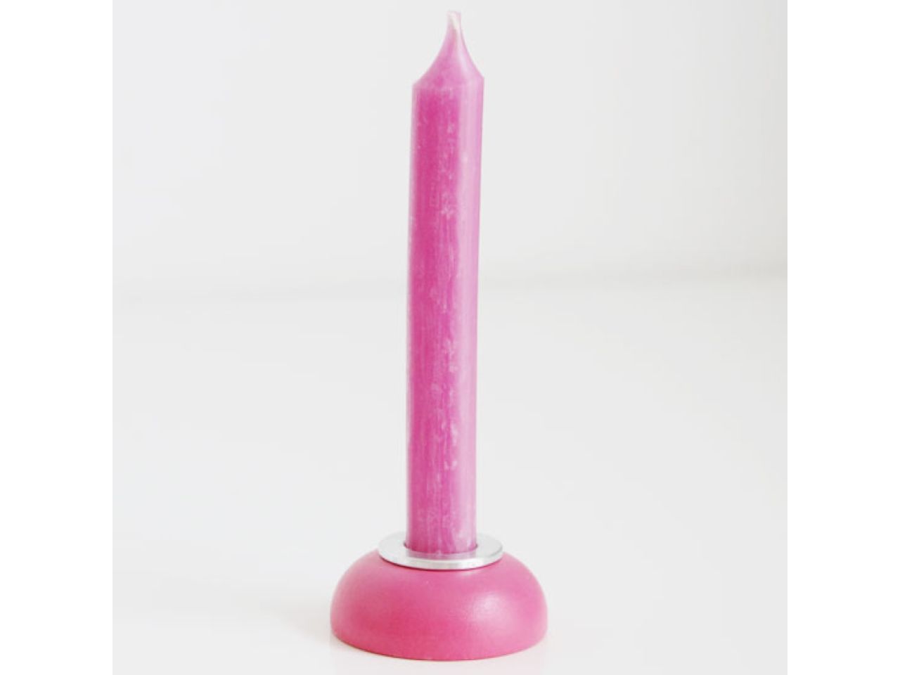 cake candle pink 10 cm