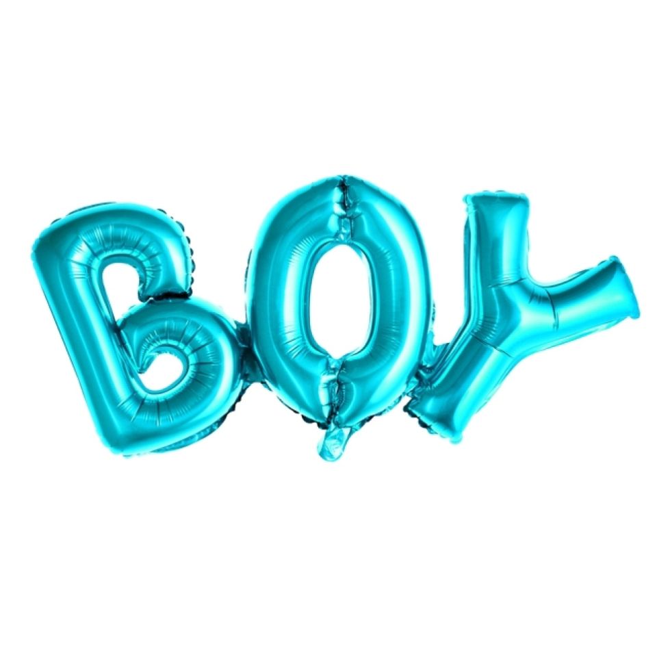 folienballon boy blau