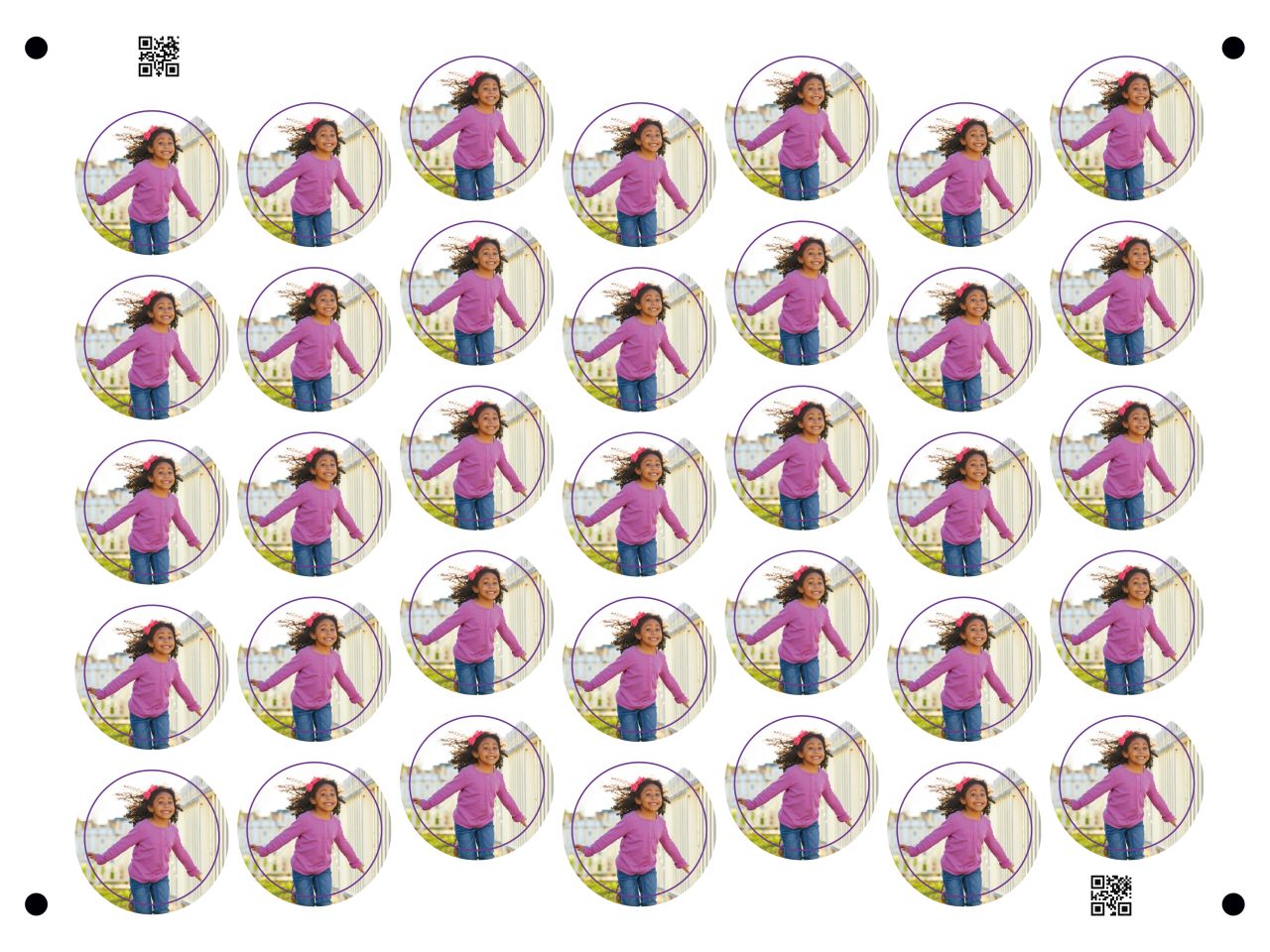personalised button cake toppers 3cm 35 pieces
