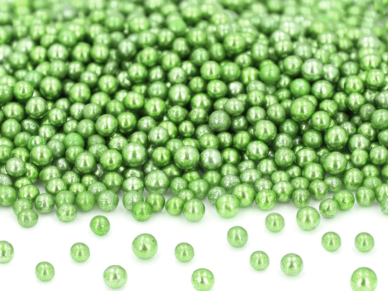 metallic perlen gruen 50g