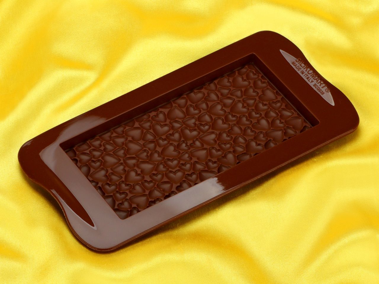 silikonform tafel love choco bar