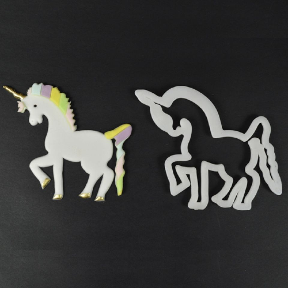 fmm fondant cutter unicorn