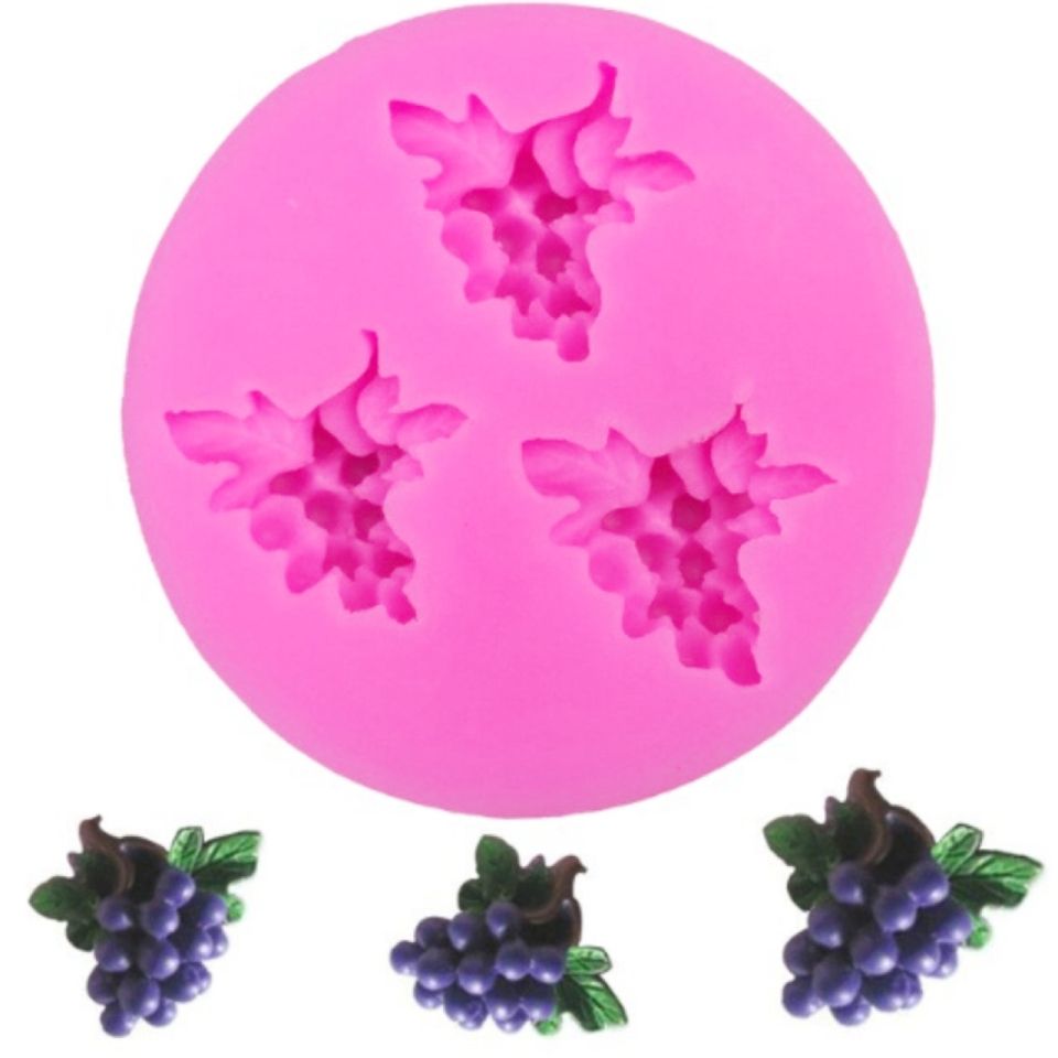 fondantform trauben