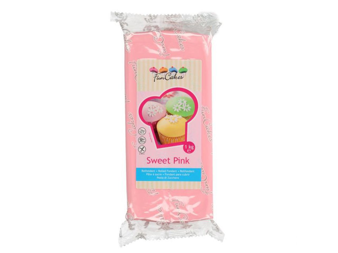 funcakes fondant rosa 1kg