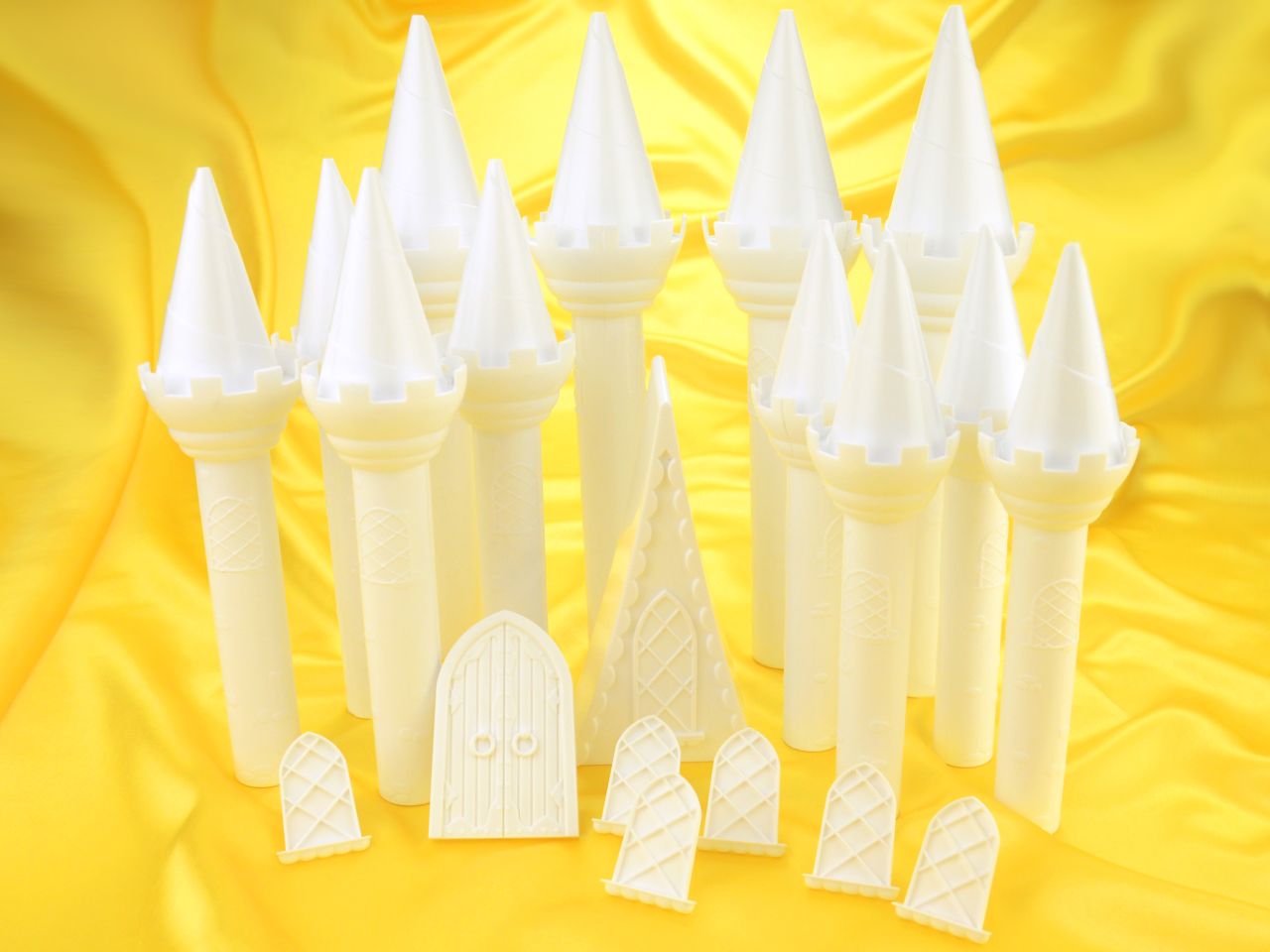romantic castle cake set