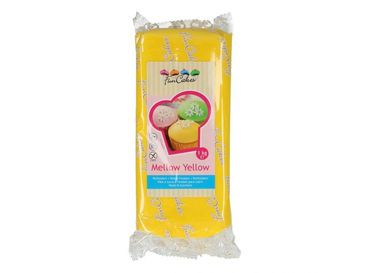funcakes fondant sonnengelb 1kg