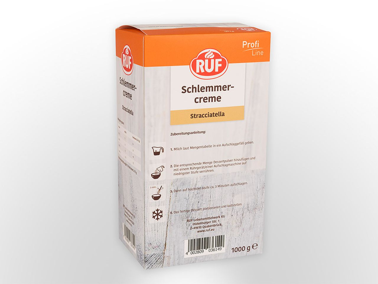 ruf schlemmercreme stracciatella 1 0kg