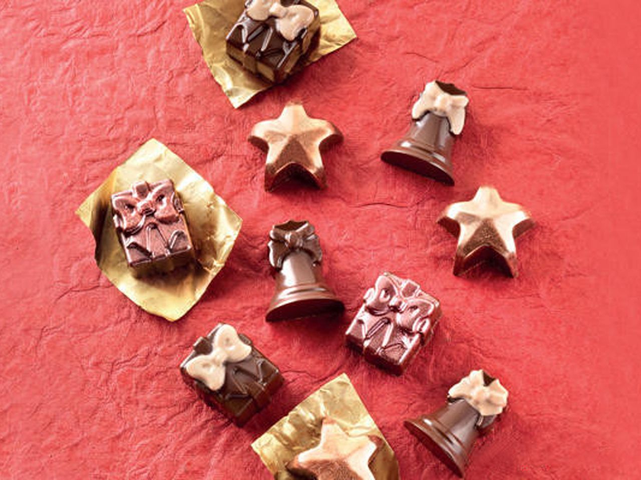 silicone praline mould christmas