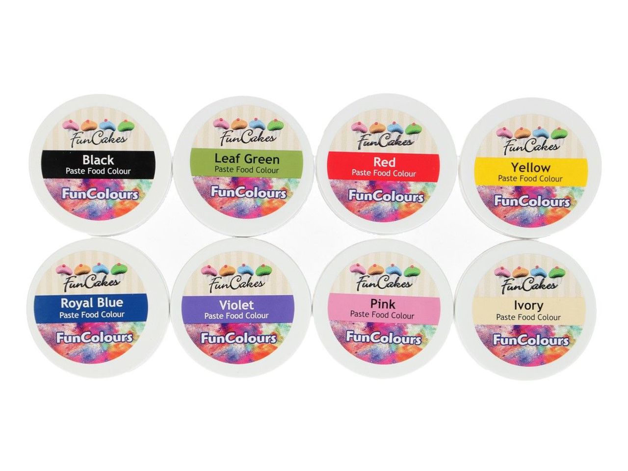 funcakes funcoulours paste 8er set