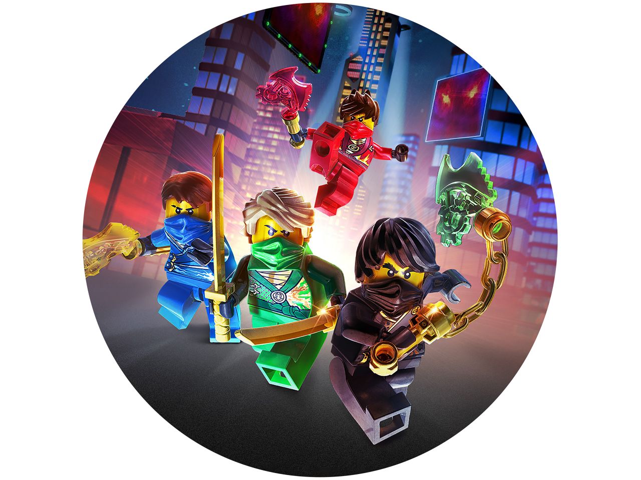 fondant paper ninjago round 20cm