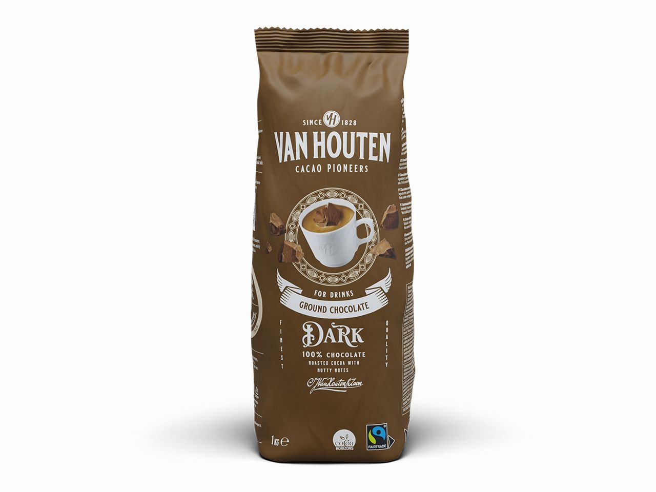 van houten trinkschokolade zartbitter 1kg