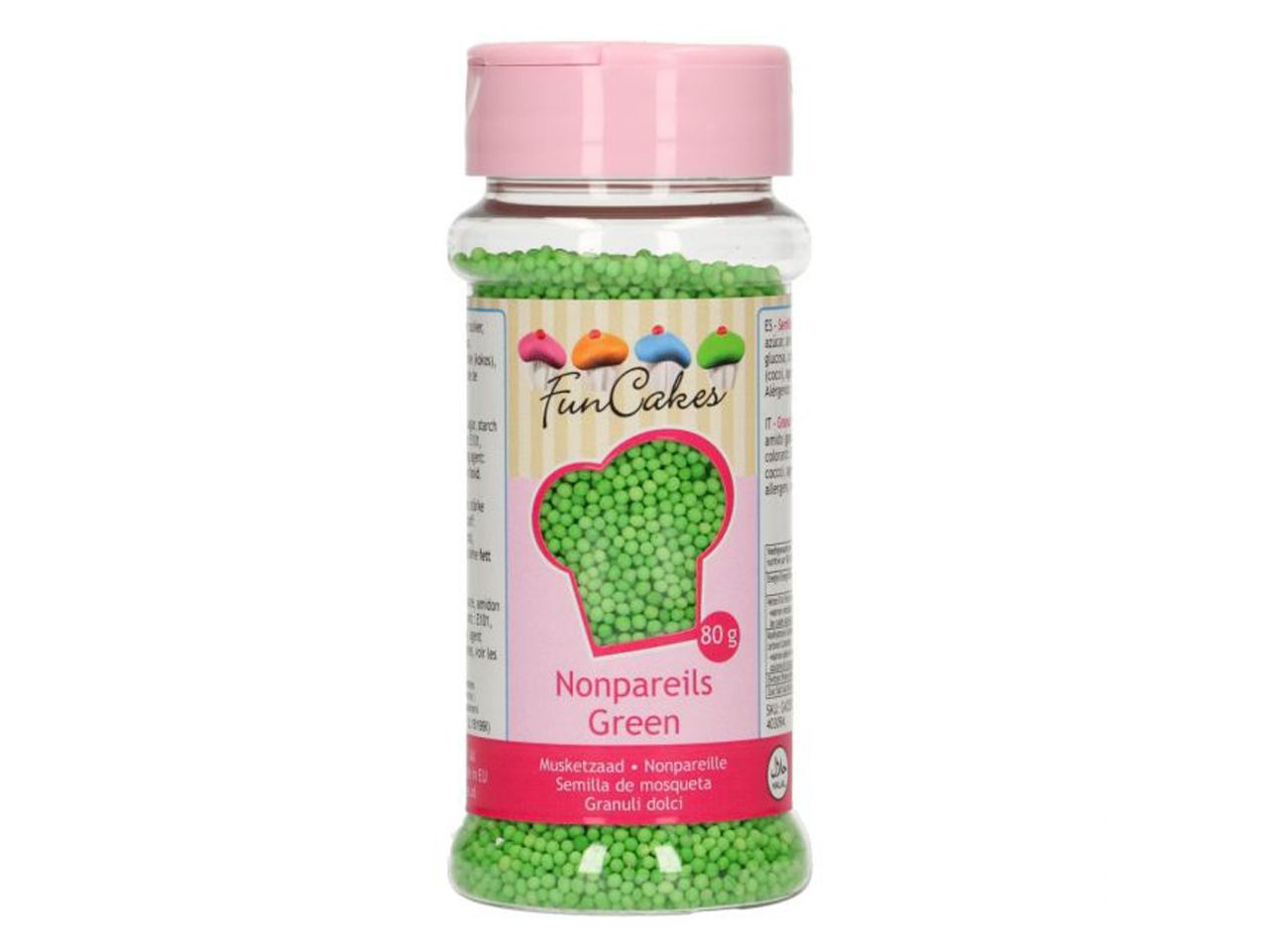 funcakes nonpareils green 80g