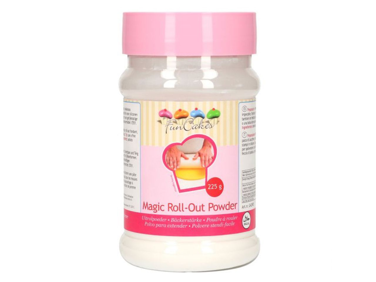 funcakes baeckerstaerke magic rollout powder 225g