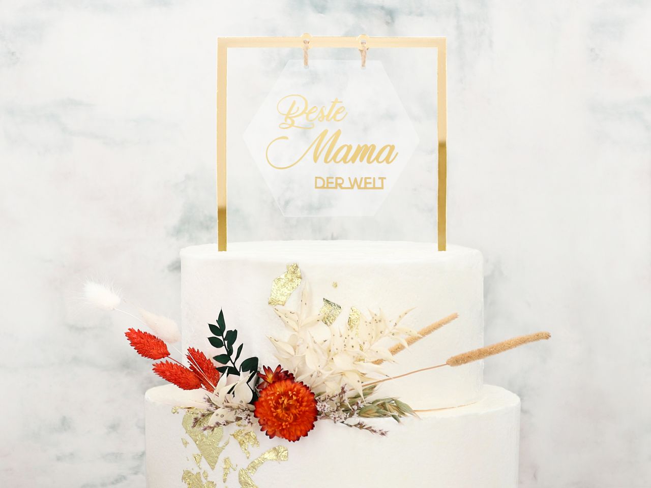cake topper beste mama