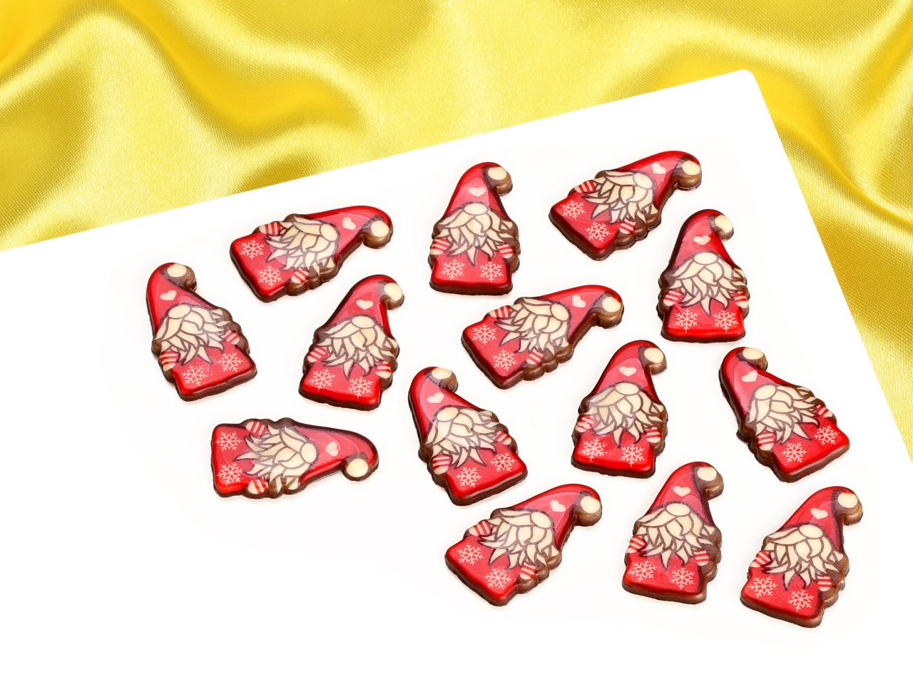 schokoladenaufleger nikolaus 12 stueck