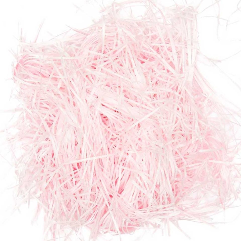 easter grass not edible baby pink