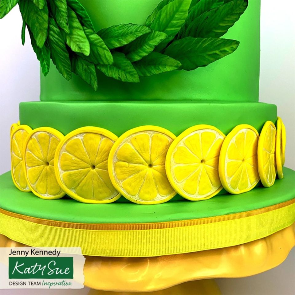 fondant mould citrus plants