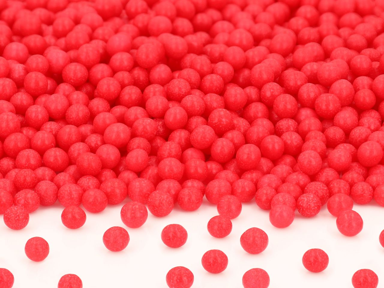 weiche zuckerperlen rot 100g