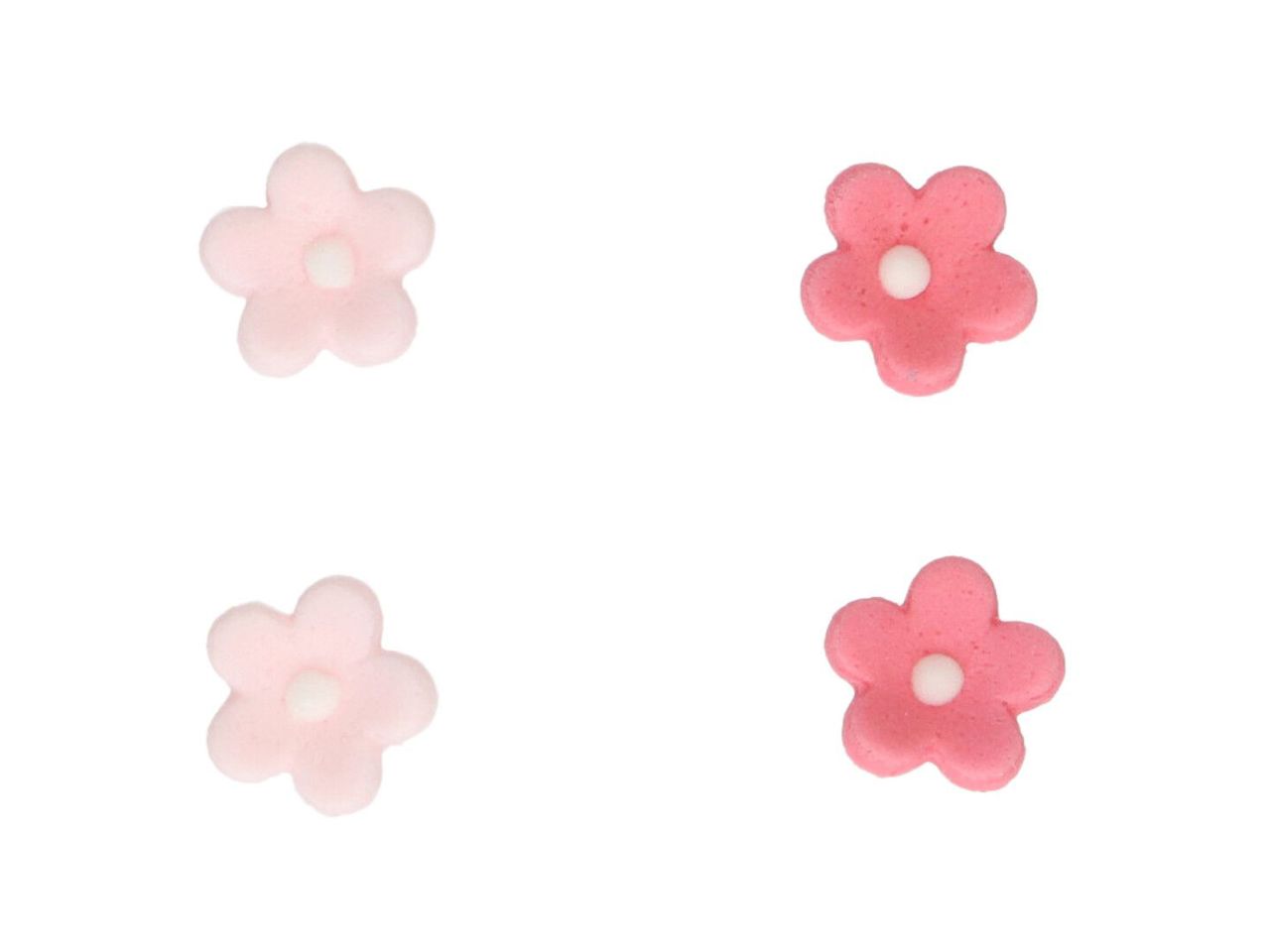 zuckerdekore blumen mini pink 64 stueck