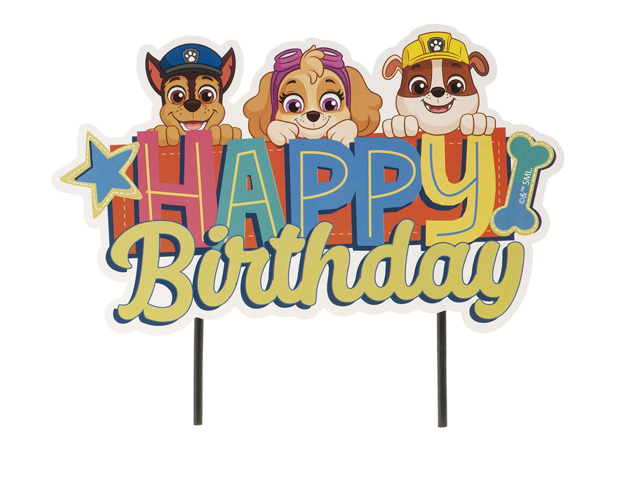 cake topper papier paw patrol 16 5x15cm