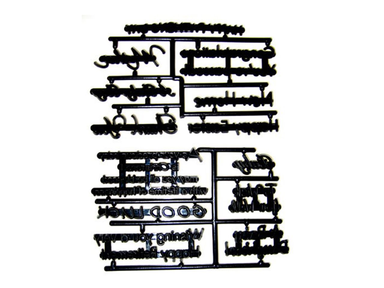 patchwork cutters celebrating lettering