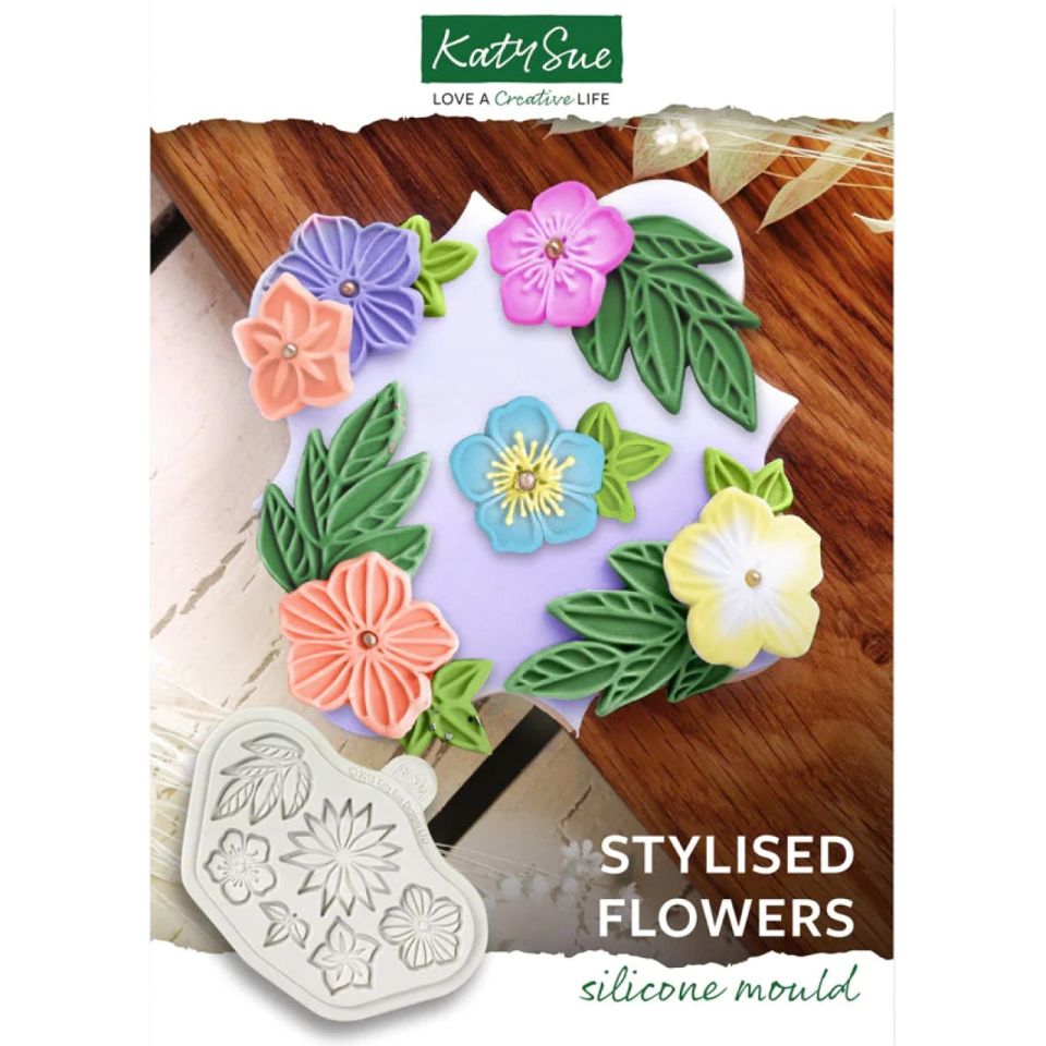 fondant mould romantic daisy
