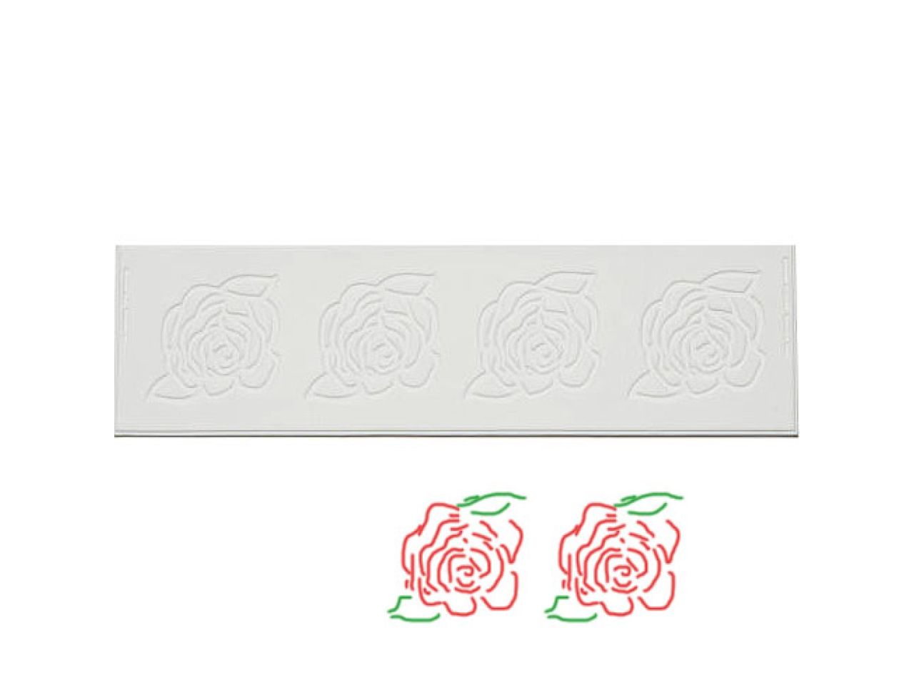 flexi ice edible lace roses