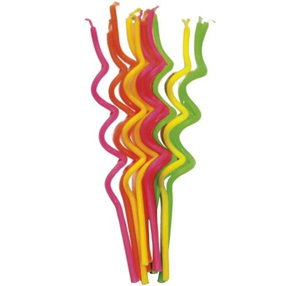 geburtstagskerzen 6 kerzen neon 6 5 cm