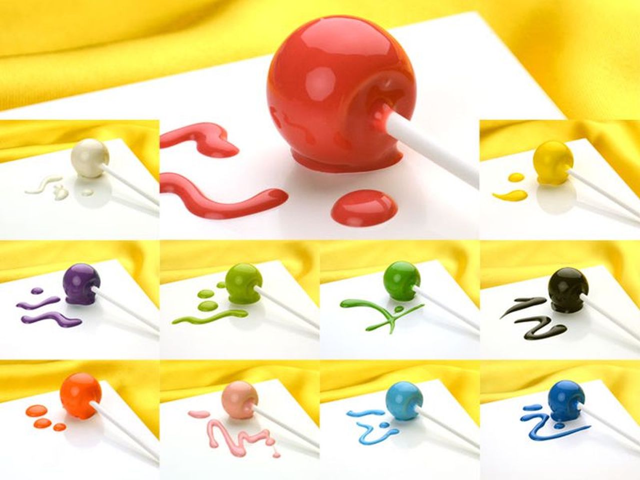 cake pop glaze 11 colours
