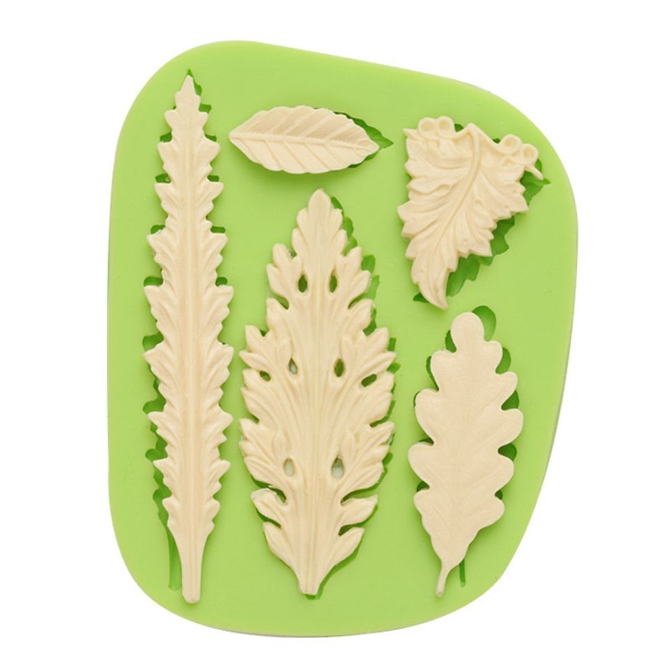 fondantform 5 blaetter