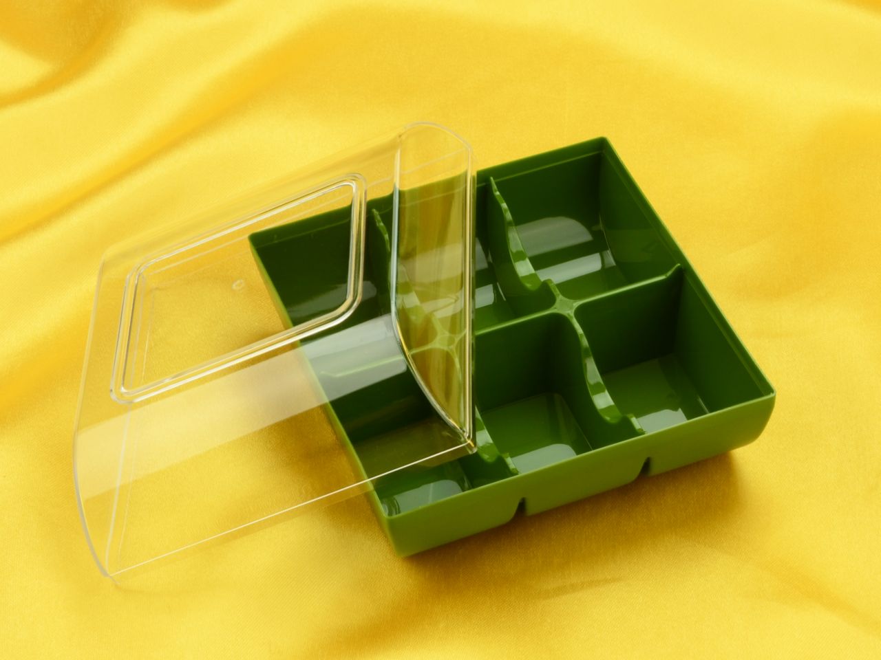 macaron verpackung gruen 6er
