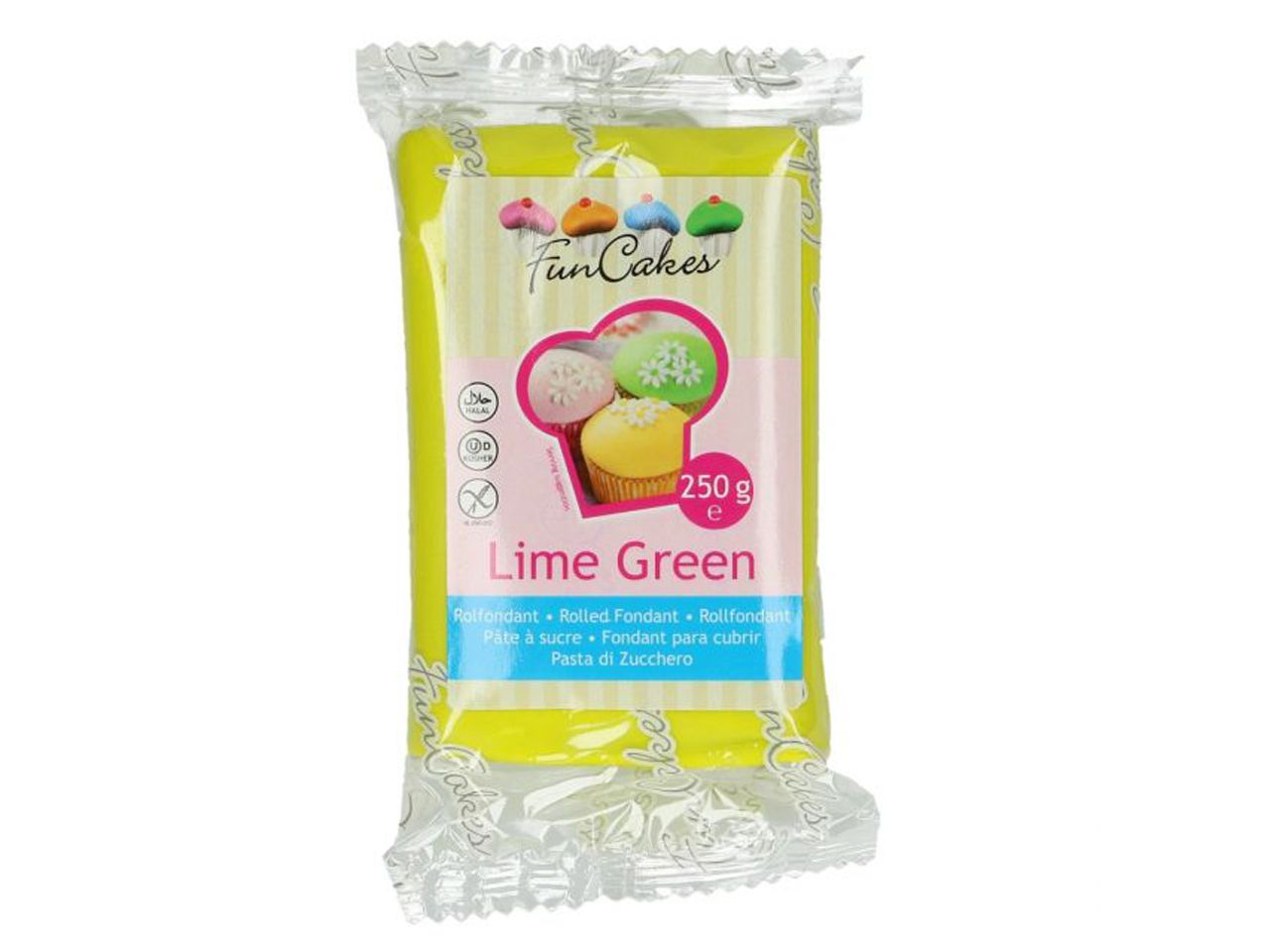 funcakes fondant limettengruen 250g