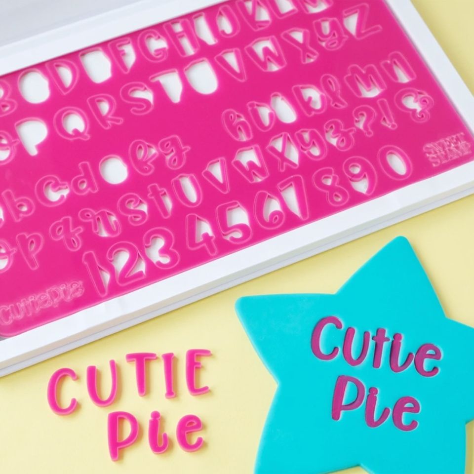 sweet stamp stempel gross kleinbuchstaben zahlen set cutie pie