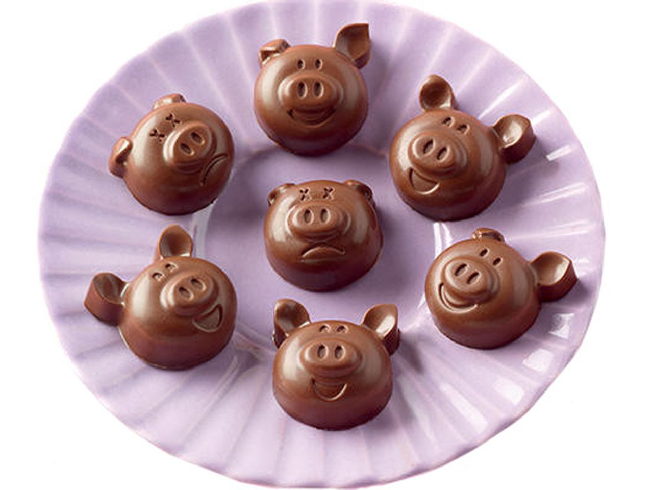 silikon pralinenform choco pigs