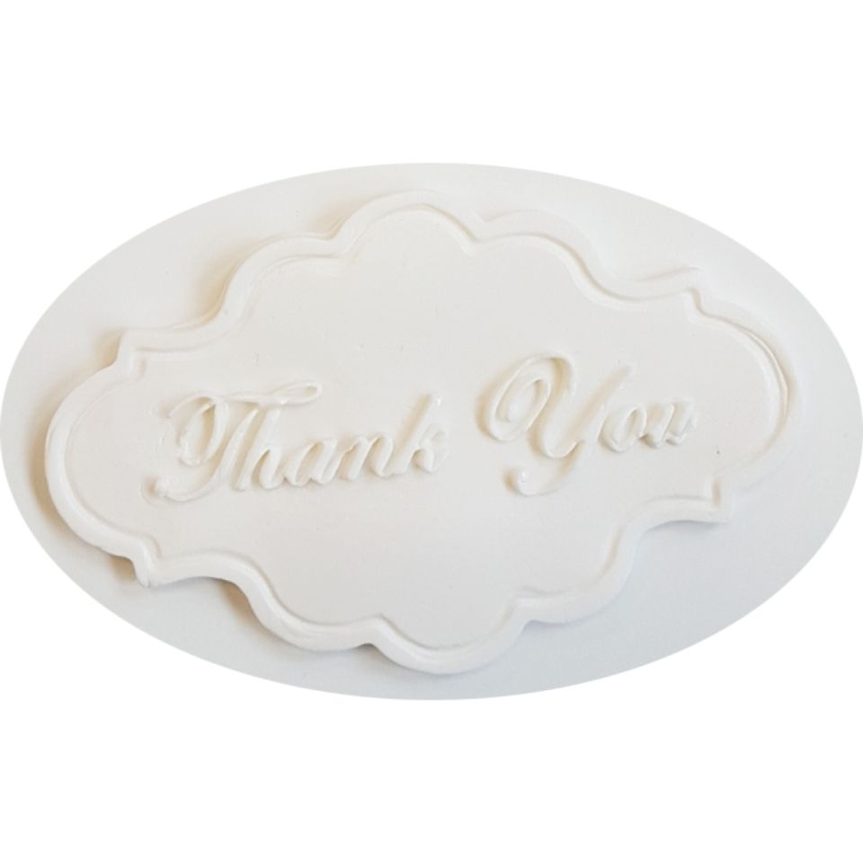 fondant mould thank you