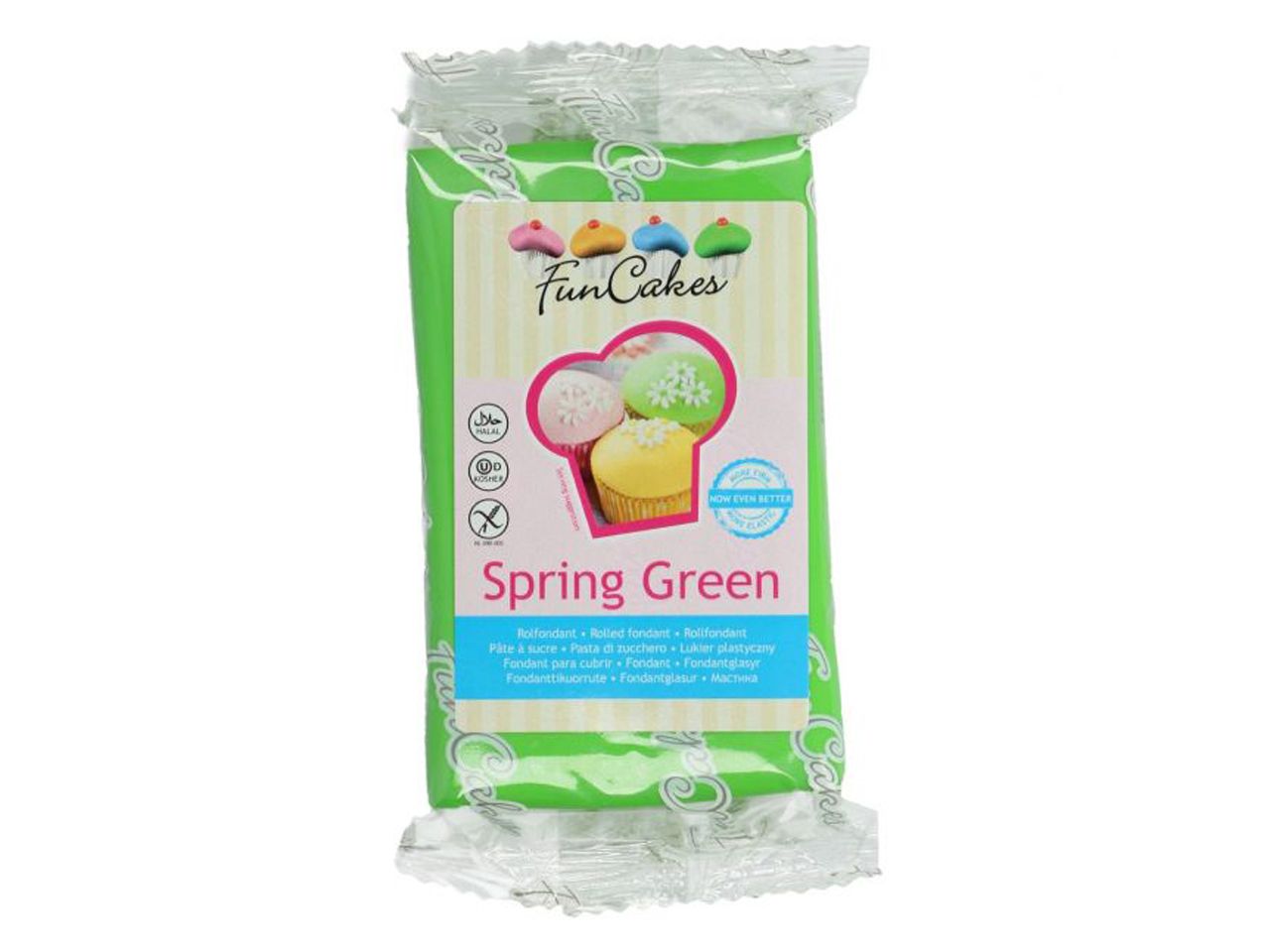 funcakes fondant fruehlingsgruen 250g