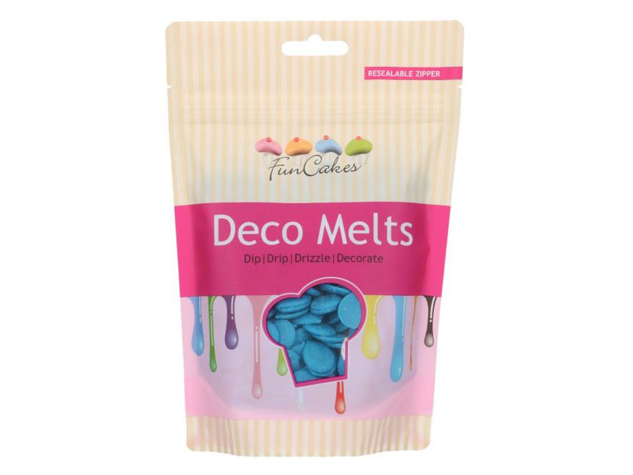 funcakes deco melts blau 250g