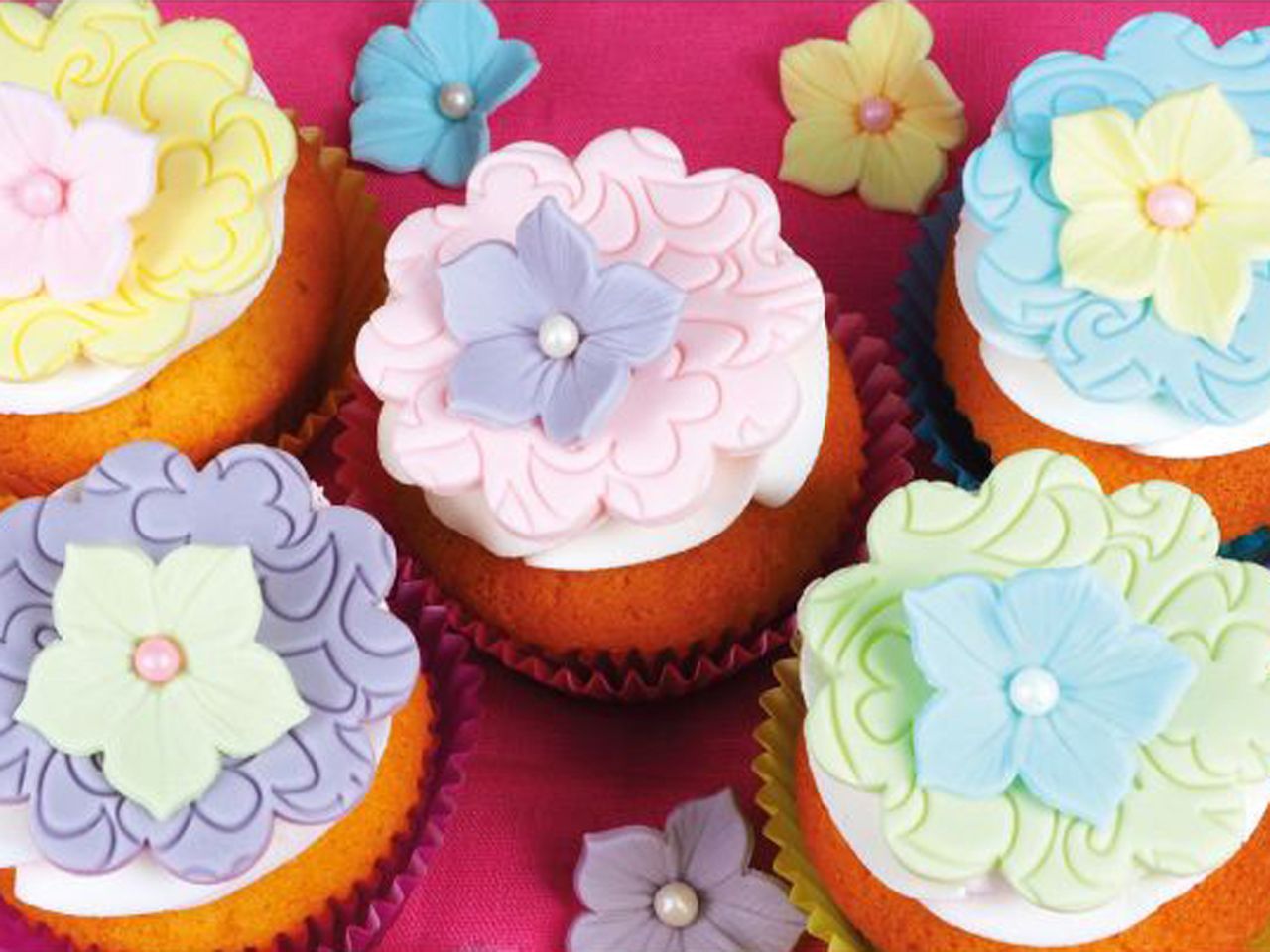 funcakes rollfondant multipack pastellfarben 5x100g