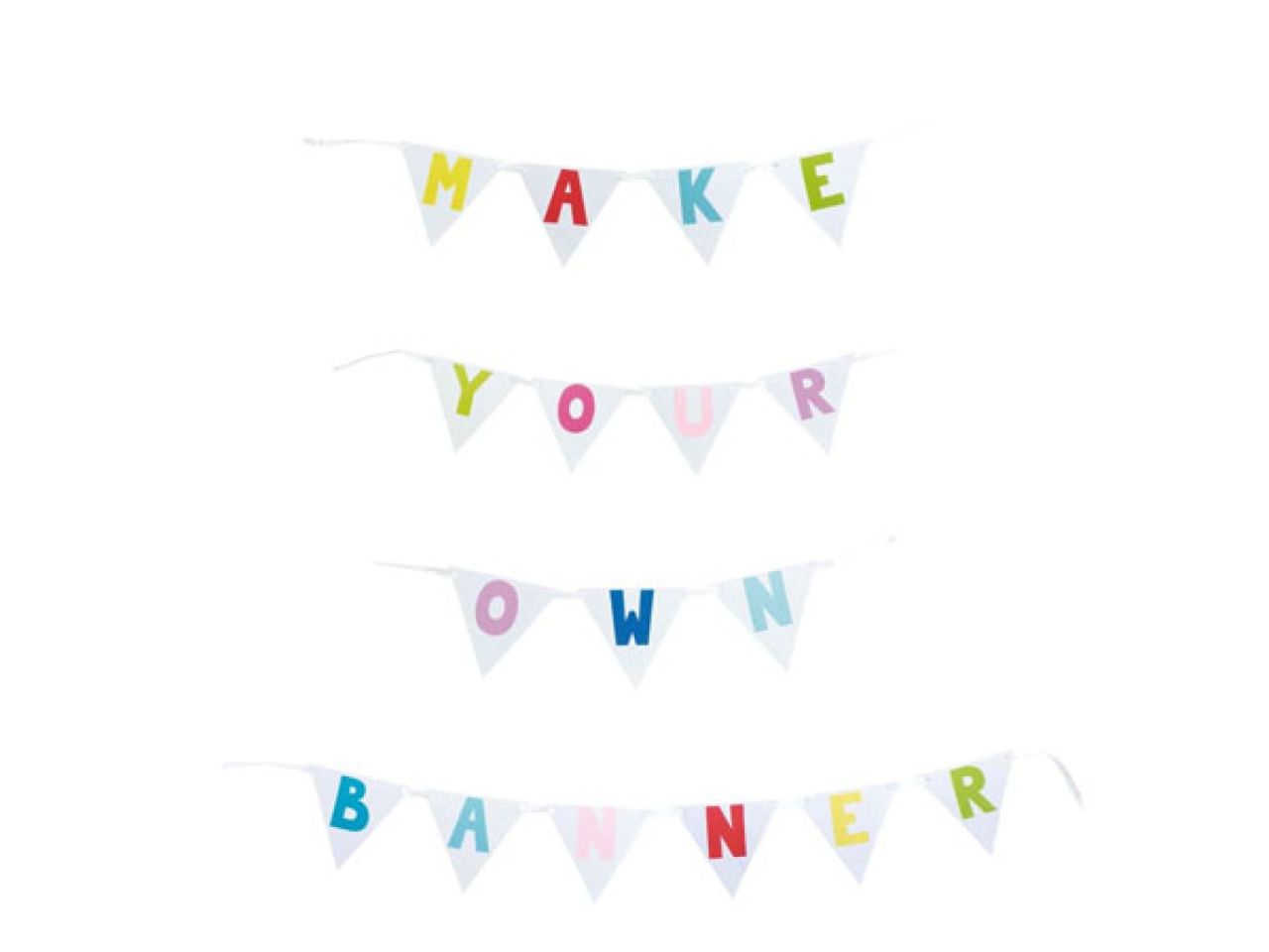 diy girlanden set bunt 6 meter
