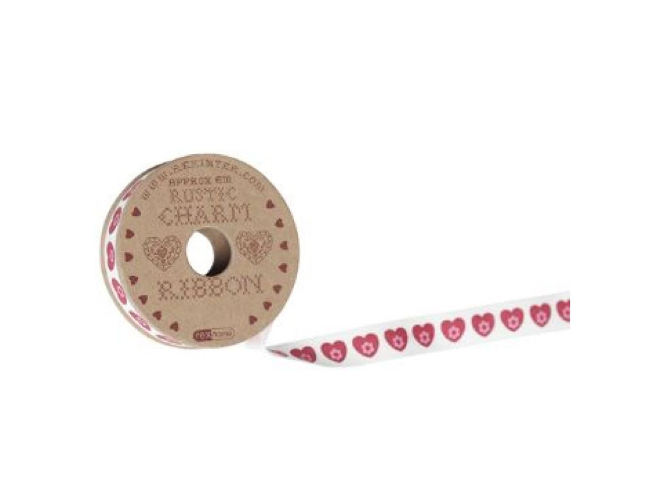 ribbon band schleifenband herzen 2cmx600 cm