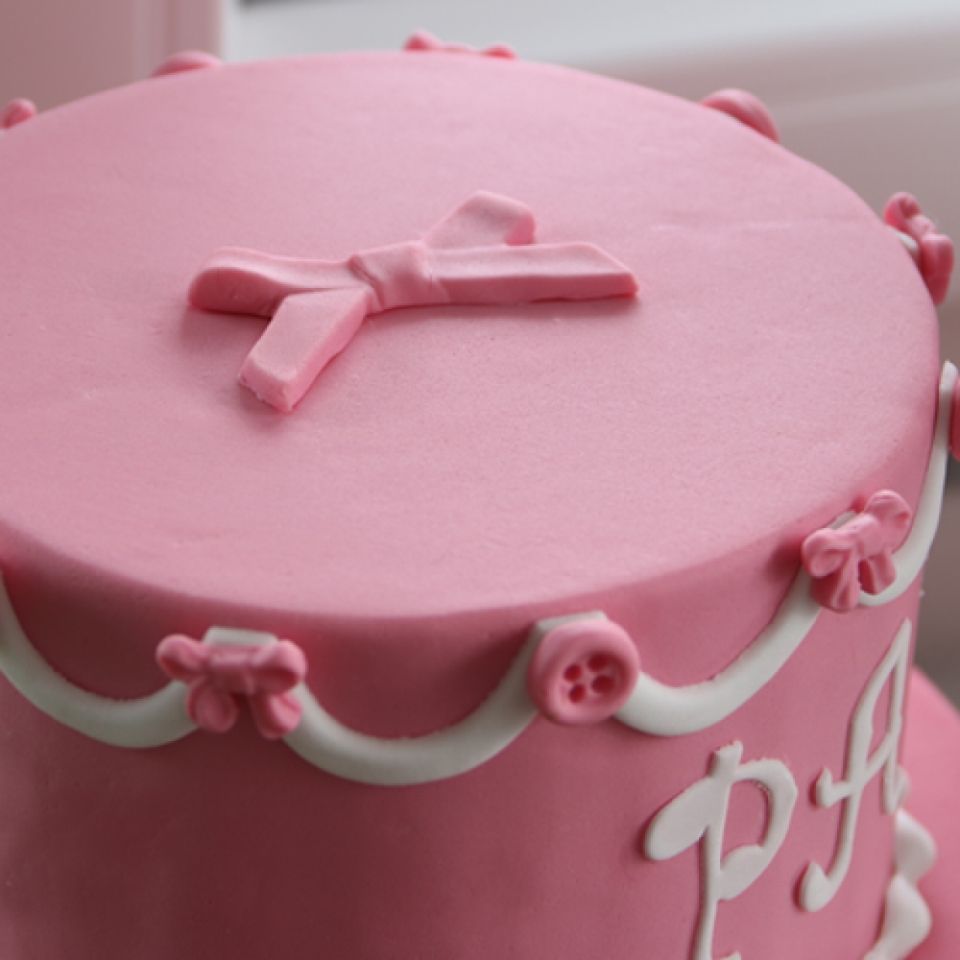 fondant mould fabric buttons and bows