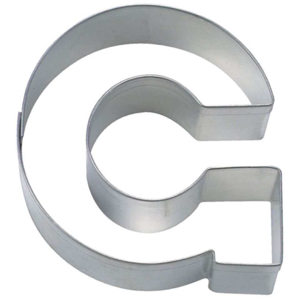 staedter cookie cutter letter g 6 5cm high