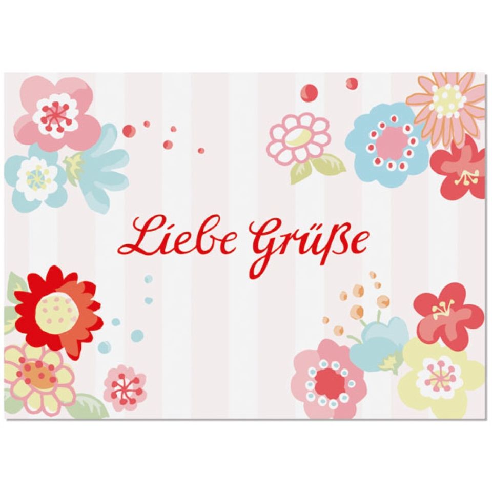 postkarte liebe gruesse