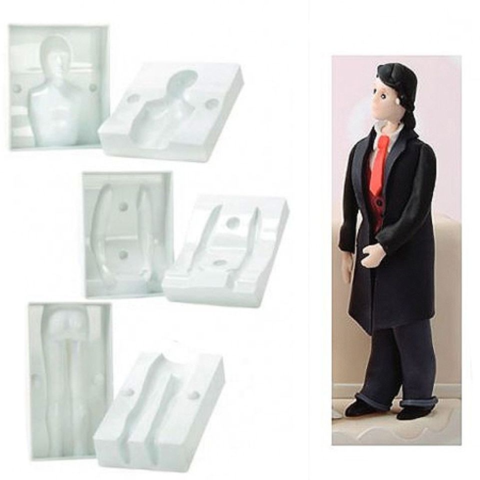 fondantform braeutigam mann kunststoff 6 tlg