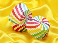 Muffinkapseln 50mm Regenbogen 50 Stück