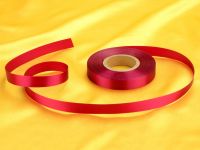 Satin ribbon pink 14mm; 30m GREENLINE