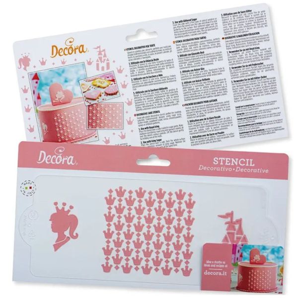 Schablone Prinzessin &amp; Krone