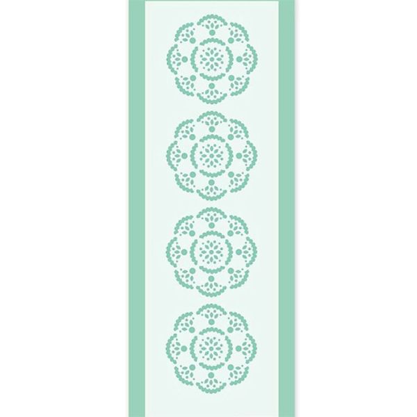 Schablone Rosace für Tortendeko 22x6 cm